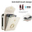 For Samsung Galaxy Z Flip8 Case Litchi Texture PU Leather + TPU Phone Cover with Shoulder Strap - White - 7