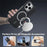 For iPhone 16 Pro Max Magnetic Case with Detachable Card Holder Carbon Fiber Texture Leather + PC Phone Cover - Black - 6