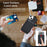 For iPhone 15 Magnetic Case with Detachable Card Holder Carbon Fiber Texture Leather + PC Phone Cover - Black - 7