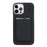 For iPhone 15 Pro Max Magnetic Case with Detachable Card Holder Carbon Fiber Texture Leather + PC Phone Cover - Black - 2