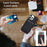 For iPhone 15 Pro Max Magnetic Case with Detachable Card Holder Carbon Fiber Texture Leather + PC Phone Cover - Black - 7