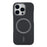 For iPhone 16 Pro Magnetic Case Carbon Fiber Texture Leather + PC Phone Cover - Black - 3