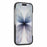 For iPhone 16 Magnetic Case Carbon Fiber Texture Leather + PC Phone Cover - Black - 2