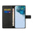 For Samsung Galaxy A54 5G Magnetic Square Clasp Litchi Texture PU Leather Wallet Case Stand Function Mobile Phone Cover - Black - 2