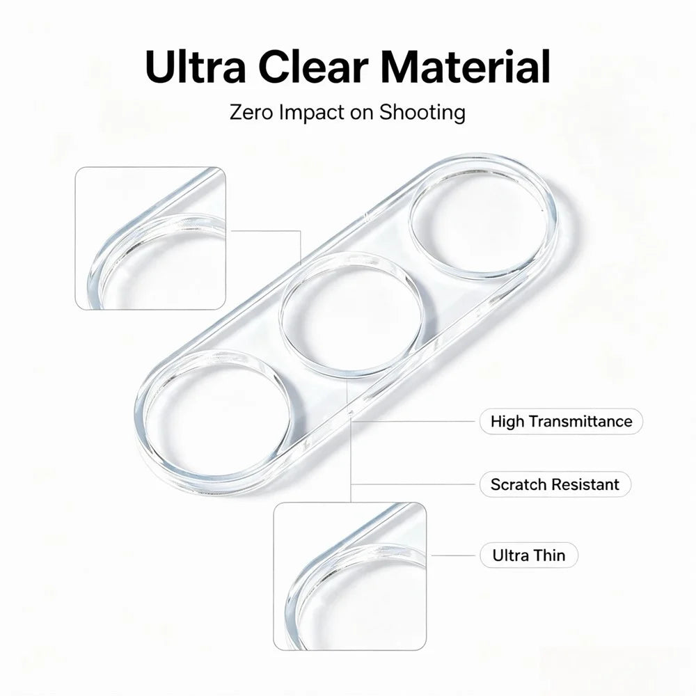 For Samsung Galaxy S26 Magnetic Case PC + TPU Clear Phone Cover + 2Pcs Camera Protector + 1Pc HD Clear Screen Film + 1Pc Silk Print Screen Film - Transparent - 5