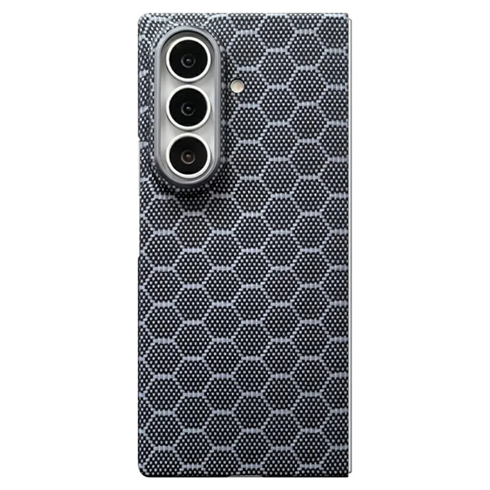For Samsung Galaxy Z Fold8 Ultra Magnetic Case Honeycomb Texture Aramid Fiber Phone Cover - 1