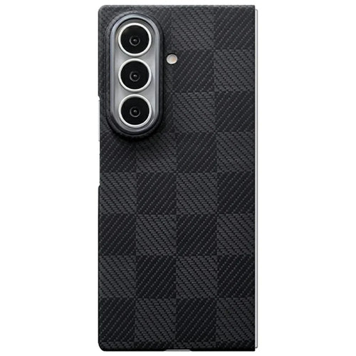 For Galaxy Z Fold8 Ultra Case Square Grid Texture Aramid Fiber Magnetic Phone Cover - 1