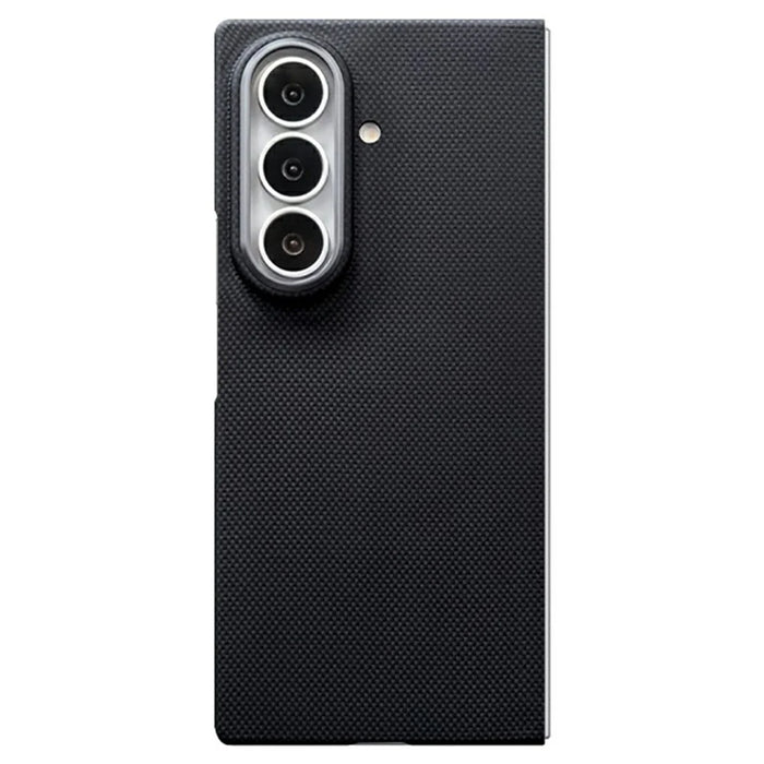 For Samsung Galaxy Z Fold8 Ultra Magnetic Case Fine Grid Aramid Fiber Phone Cover with Metal Lens Frame - 1