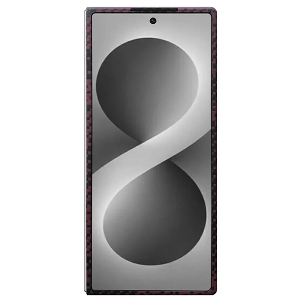 For Samsung Galaxy Z Fold8 Ultra Magnetic Case Camouflage Pattern Aramid Fiber Phone Cover with Metal Lens Frame  /  Front Frame - 2