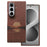 For Samsung Galaxy Z Fold8 Ultra Magnetic Case Aramid Fiber Phone Cover with Metal Lens Frame  /  Front Frame - Sun - 1