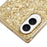 For Samsung Galaxy Z Fold8 Case Electroplating TPU + PC Sparkling Glitter Phone Back Cover - Gold - 5