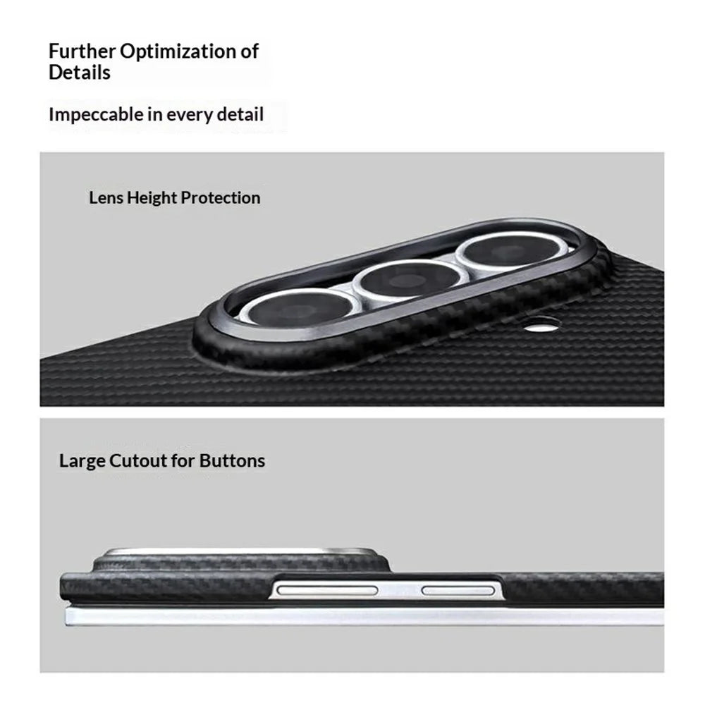 For Samsung Galaxy Z Fold8 Ultra Magnetic Case Aramid Fiber 600D Fine Texture Phone Cover with Front Frame - 5