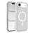 For iPhone Air Magnetic Case 2.0mm Skin-Touch TPU PC Shockproof Phone Cover Compatible with MagSafe - White - 1