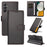 BETOPNICE for Samsung Galaxy A34 5G 006 Case RFID Blocking Wallet Stand Leather Phone Cover with Wrist Strap - Black - 3