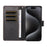 BETOPNICE for iPhone 16e / iPhone 17e 006 Case RFID Blocking Wallet Stand Leather Phone Cover with Wrist Strap - Black - 5