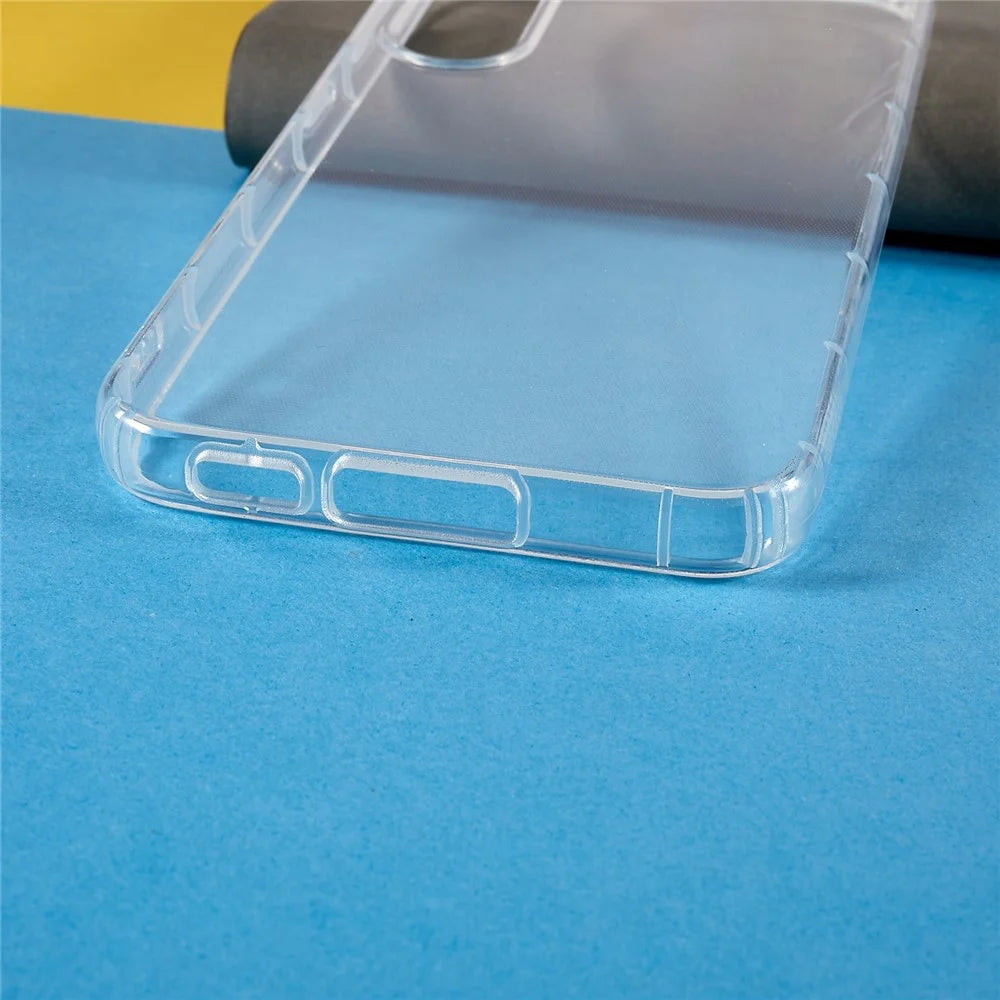 Transparent Phone Case for Samsung Galaxy S23, Shockproof Airbag Protection Drop-proof TPU Back Cover - 4