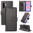BETOPNICE for Samsung Galaxy A27 5G 006 Case RFID Blocking Wallet Stand Leather Phone Cover with Wrist Strap - Black - 3