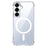 For Samsung Galaxy S26+ Magnetic Case TPU + Acrylic Air Cushion Corners Protective Phone Cover with 2Pcs Camera Protector + 2Pcs Screen Protector - Transparent - 2