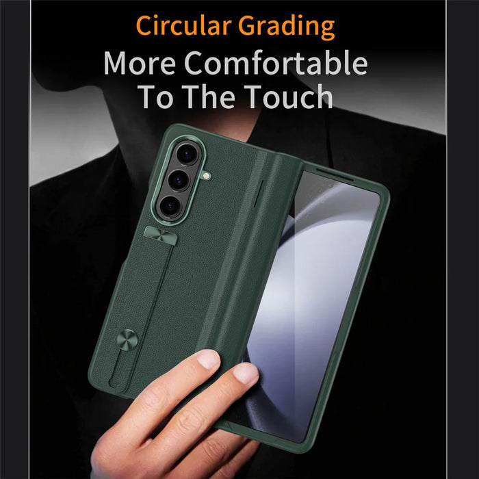 For Samsung Galaxy Z Fold8 Ultra Kickstand Case Anti-Drop Hard PC Phone Cover - Green - 3