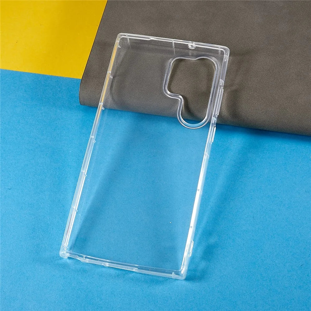 For Samsung Galaxy S23 Ultra High Transparency Ant-drop Soft TPU Case Airbag Shockproof Phone Cover - 5