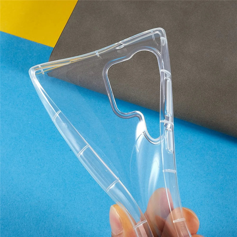 For Samsung Galaxy S23 Ultra High Transparency Ant-drop Soft TPU Case Airbag Shockproof Phone Cover - 6