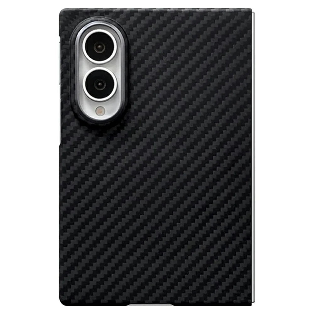 For Samsung Galaxy Z Fold8 Magnetic Case Aramid Fiber 1500D Coarse Texture Phone Cover - 1