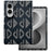 For Samsung Galaxy Z Fold8 Magnetic Case Geometric Pattern Aramid Fiber Phone Cover with Metal Lens Frame  /  Front Frame - 1