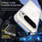 For Google Pixel 11 Pro XL Magnetic Case TPU + PC Clear Phone Cover with 2Pcs Camera Protector + 2Pcs Screen Protector - Transparent - 4