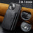 MAGKING K4 Series For iPhone 15 Plus Magnetic Case Detachable Wallet PU TPU PC Phone Cover - Black - 6