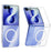 ABEEL for Samsung Galaxy Z Flip8 Magnetic Case Clear PC Anti Scratch Phone Cover - Transparent - 1