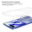 ABEEL for Samsung Galaxy Z Flip8 Magnetic Case Clear PC Anti Scratch Phone Cover - Transparent - 3