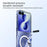 ABEEL for Samsung Galaxy Z Flip8 Magnetic Case Clear PC Anti Scratch Phone Cover - Transparent - 7