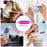 For Samsung Galaxy A36 5G Magnetic Case PC + TPU Matte Phone Cover with 2Pcs Camera Protector + 2Pcs Screen Protector - White - 5