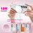 For Samsung Galaxy A36 5G Magnetic Case PC + TPU Matte Phone Cover with 2Pcs Camera Protector + 2Pcs Screen Protector - White - 6