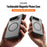 DUX DUCIS for iPhone Fold Magnetic Case  Expn Series PC + TPU Phone Back Cover - Black - 5