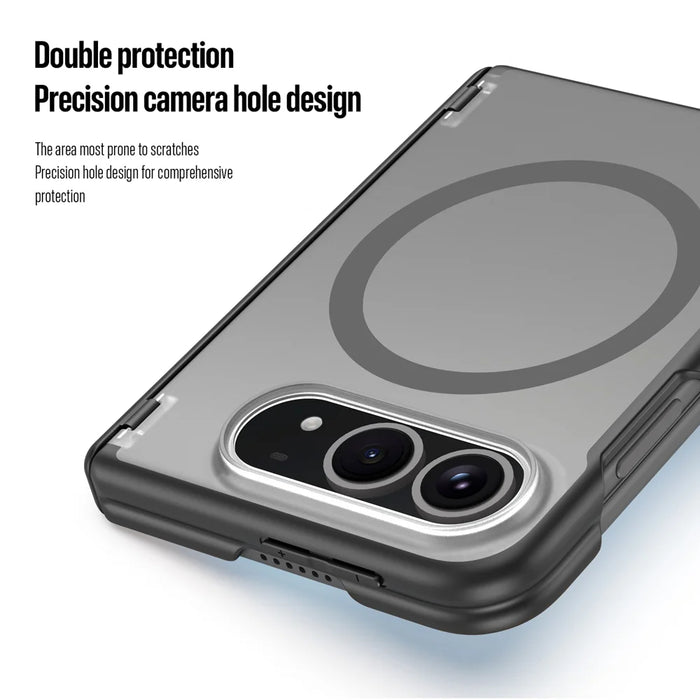 DUX DUCIS for iPhone Fold Magnetic Case  Expn Series PC + TPU Phone Back Cover - Black - 7