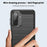 MOFI for Samsung Galaxy A27 5G Back Cover  Brushed Texture Carbon Fiber Soft TPU Case - Black - 4