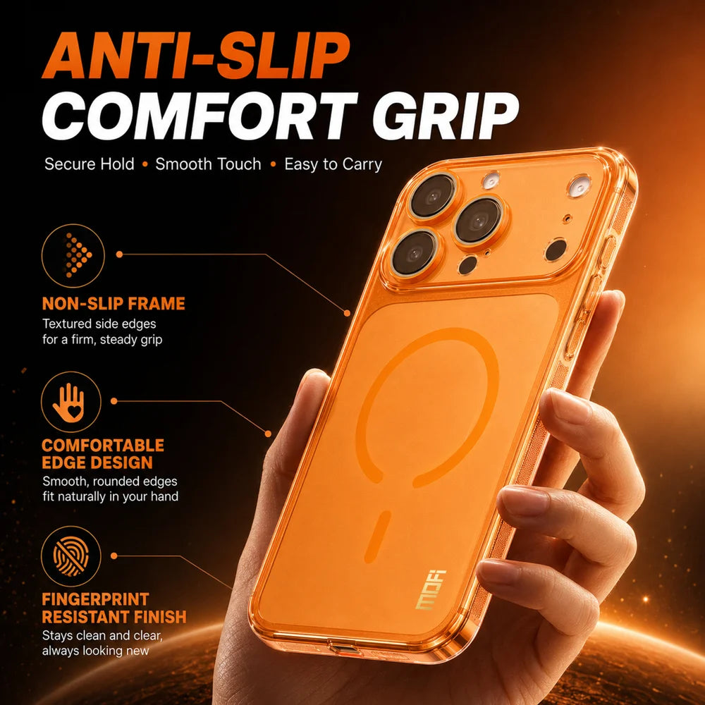 MOFI for iPhone 15 Pro Simple Series Matte Translucent TPU Full-Cover Phone Case with Mirror Film - Black - 4