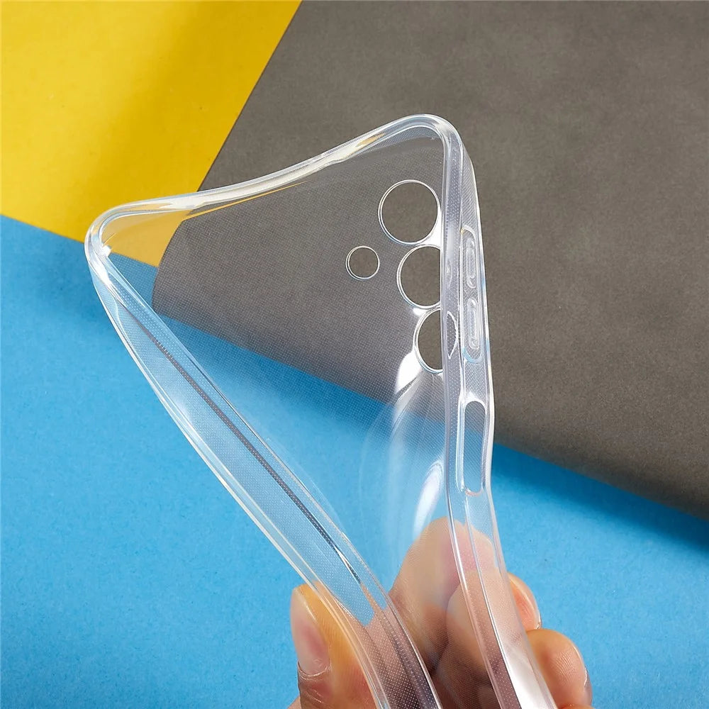 For Samsung Galaxy A54 5G Transparent Soft TPU Case 1.5mm Thickness Drop-proof Cell Phone Protective Cover - 4