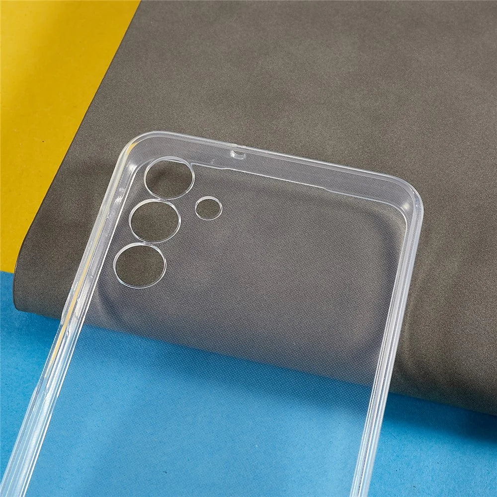 For Samsung Galaxy A54 5G Transparent Soft TPU Case 1.5mm Thickness Drop-proof Cell Phone Protective Cover - 5