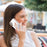 For Samsung Galaxy S23 Ultra Case with Ring Kickstand Marble Pattern Electroplating TPU Back Cover - White 006 - 4