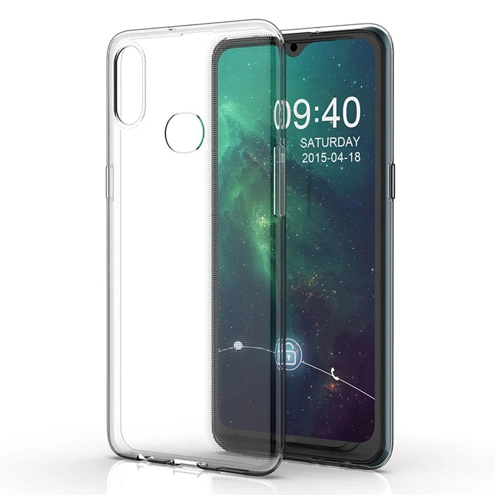 Slim Transparent Phone Case For Samsung Galaxy A20e, Soft TPU Protective Anti-Fall Cell Phone Back Cover - 2
