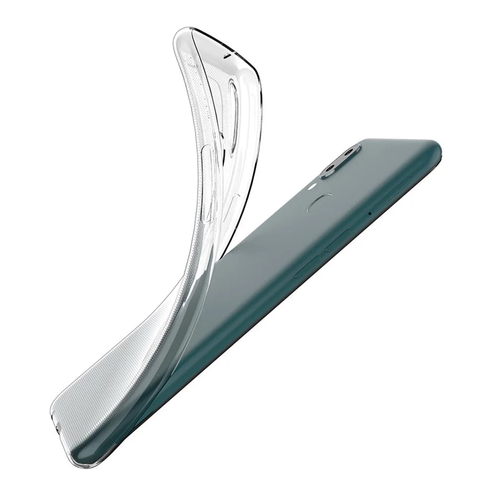 Slim Transparent Phone Case For Samsung Galaxy A20e, Soft TPU Protective Anti-Fall Cell Phone Back Cover - 6