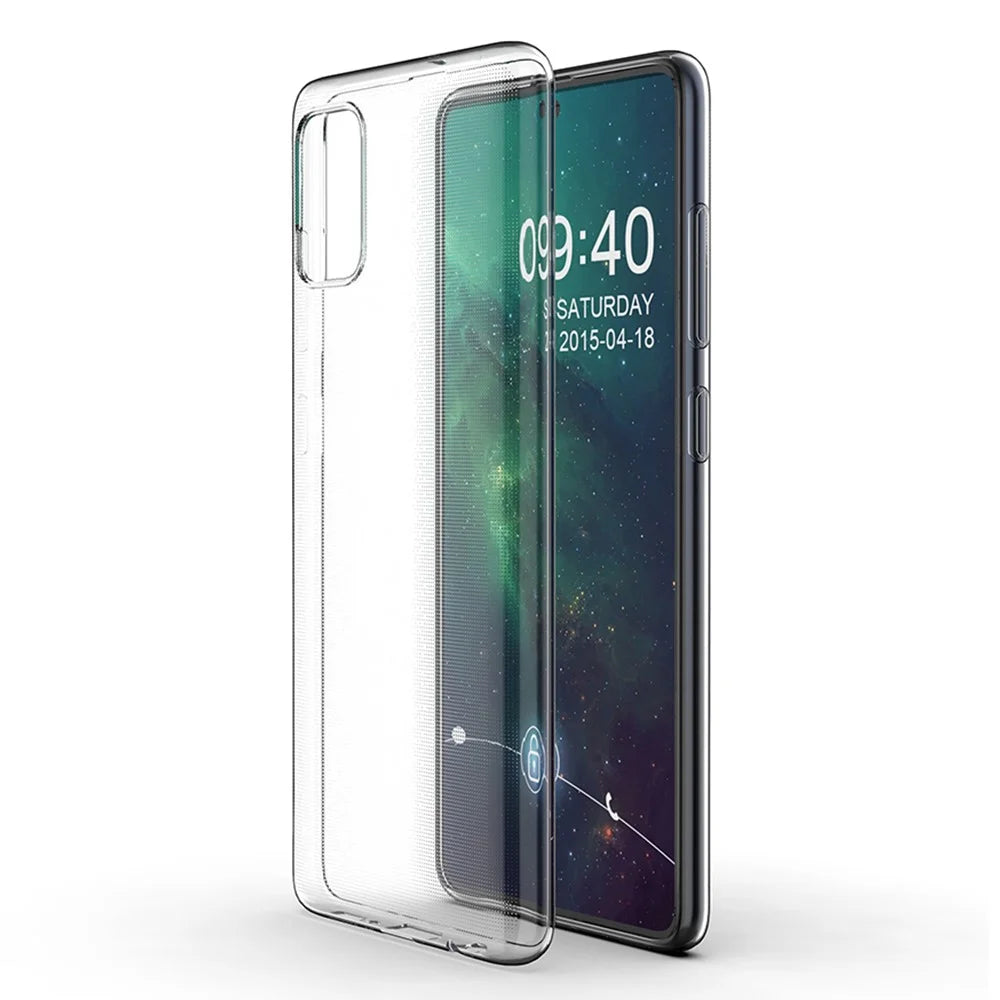 For Samsung Galaxy A51 4G SM-A515 Anti-Yellowing Transparent Protective Phone Cover Anti-Drop Ultra Slim Soft TPU Mobile Phone Back Case - 3