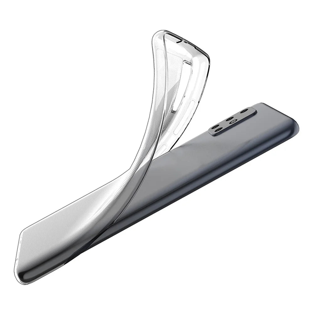 For Samsung Galaxy A51 4G SM-A515 Anti-Yellowing Transparent Protective Phone Cover Anti-Drop Ultra Slim Soft TPU Mobile Phone Back Case - 4