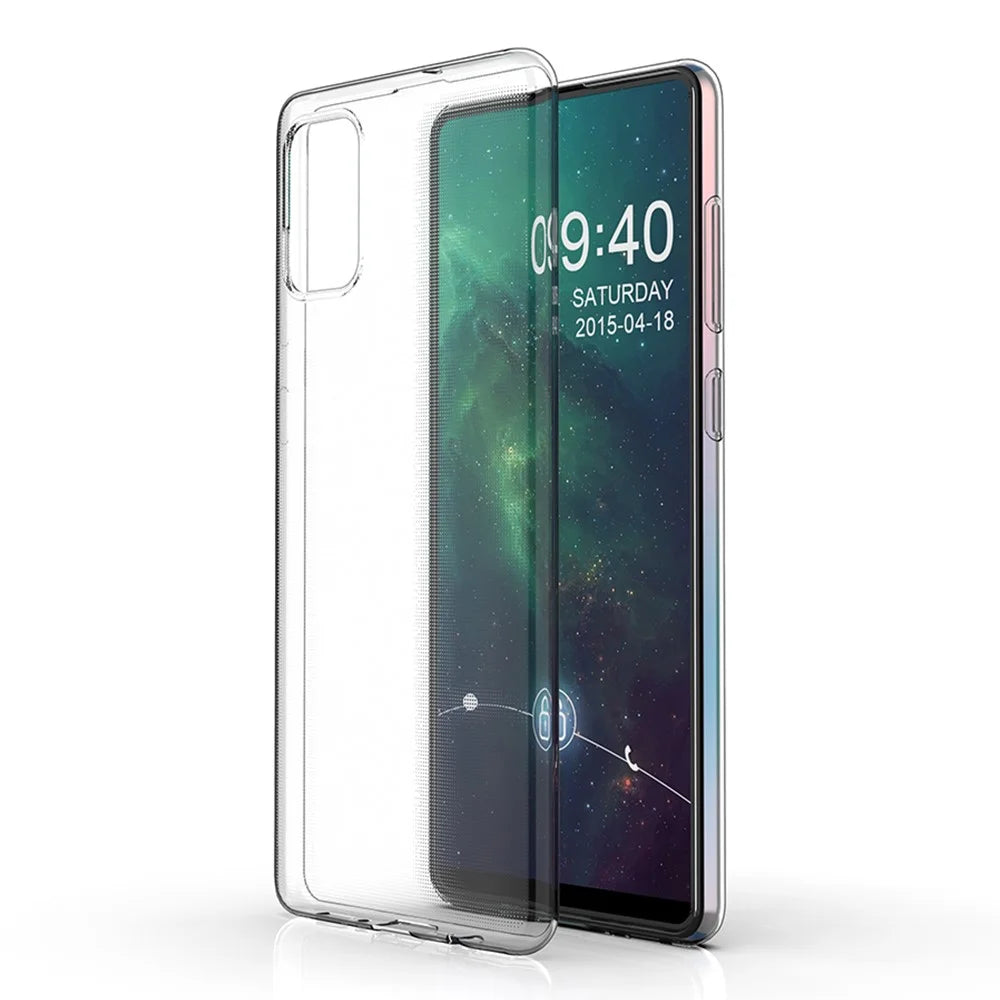 For Samsung Galaxy A71 4G SM-A715 Transparent Soft TPU Phone Cover Ultra Slim Non-Yellowing Protective Mobile Phone Case - 3