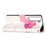 For Samsung Galaxy S23 Leather Case 3D Pattern Printing Wallet Stand Mobile Cover with Strap - Flower - 3