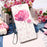 For Samsung Galaxy S23 Leather Case 3D Pattern Printing Wallet Stand Mobile Cover with Strap - Flower - 4