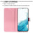 For Samsung Galaxy S23+ Leather Case 3D Pattern Printing Wallet Stand Mobile Cover with Strap - Flower - 2