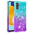 For Samsung Galaxy A34 5G TPU Case Gradient Quicksand Phone Back Cover - Sky Blue  /  Purple - 1